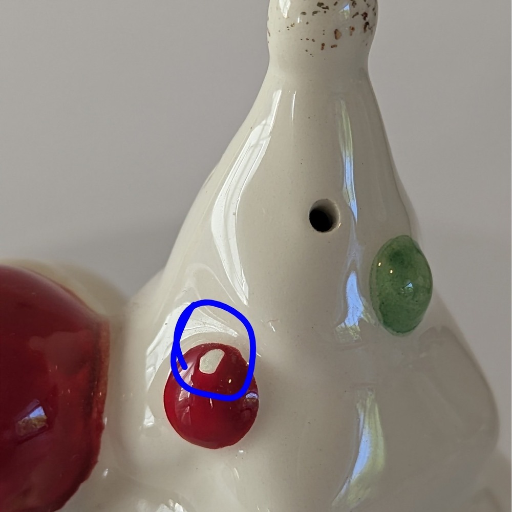 2004 Lenox Charlie Brown & Snoopy Christmas Tree Porcelain Salt & Pepper Set - Picture 13 of 14